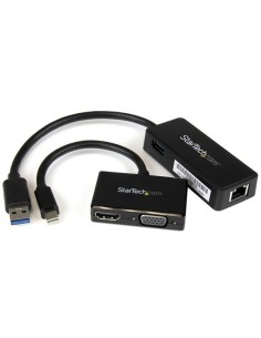 StarTech.com Kit accessori 2 in 1 per Surface Pro 4   Pro 3   Pro 2   Surface - mDP a VGA o HDMI + USB 3.0 a Gbe