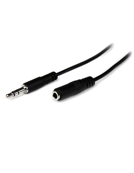 StarTech.com Cavo audio di prolunga stereo slim da 3,5 mm 1 m - M F
