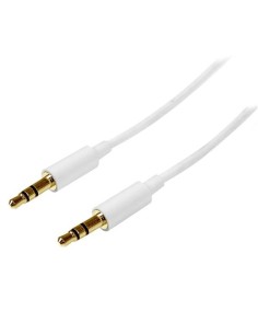 StarTech.com Cavo audio stereo slim da 3,5 mm bianco 1 m - M M