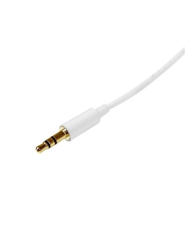 StarTech.com Cavo audio stereo slim da 3,5 mm bianco 2 m - M M