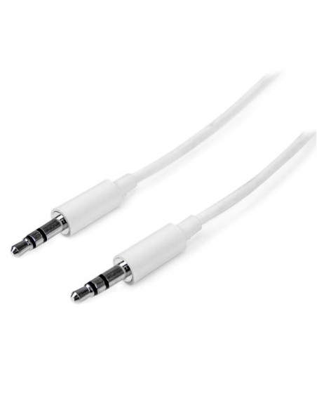 StarTech.com Cavo audio stereo slim da 3,5 mm bianco 3 m - M M