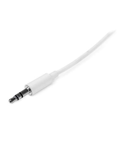 StarTech.com Cavo audio stereo slim da 3,5 mm bianco 3 m - M M