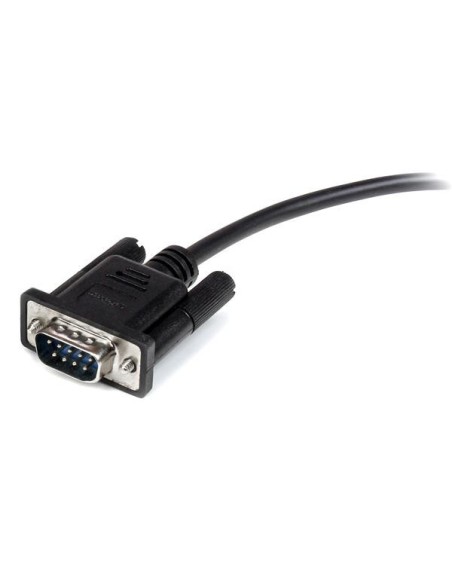 StarTech.com Cavo seriale diretto RS232 DB9 3m nero - M F