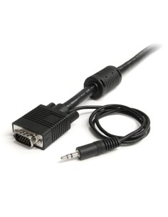 StarTech.com Cavo coassiale estensione video VGA monitor ad alta risoluzione 2 m con audio HD15 M M 2