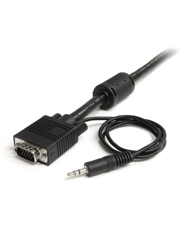 StarTech.com Cavo coassiale estensione video VGA monitor ad alta risoluzione 5 m con audio HD15 M M