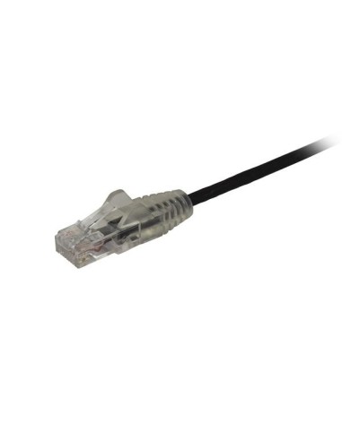 StarTech.com Cavo di Rete Ethernet Snagless CAT6 da 1m - Cavo Patch antigroviglio slim RJ45 - Nero