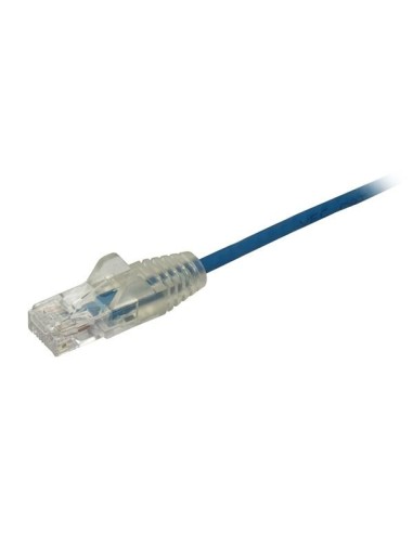 StarTech.com Cavo di Rete Ethernet Snagless CAT6 da 1,5m - Cavo Patch antigroviglio slim RJ45 - Blu