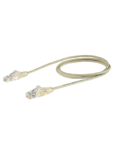 StarTech.com Cavo di Rete Ethernet Snagless CAT6 da 1,5m - Cavo Patch antigroviglio slim RJ45 - Grigio