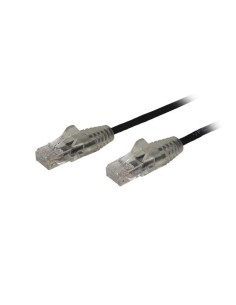 StarTech.com Cavo di Rete Ethernet Snagless CAT6 da 2m - Cavo Patch antigroviglio slim RJ45 - Nero