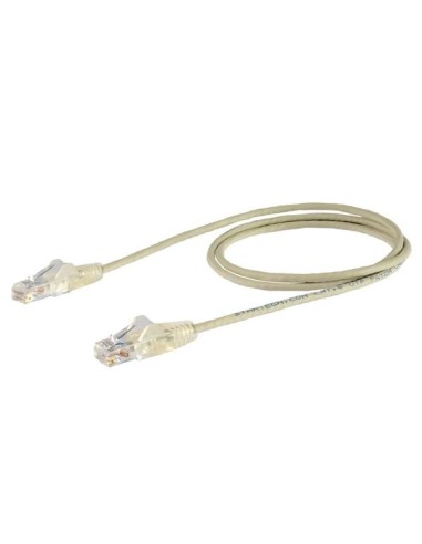 StarTech.com Cavo di Rete Ethernet Snagless CAT6 da 2m - Cavo Patch antigroviglio slim RJ45 - Grigio