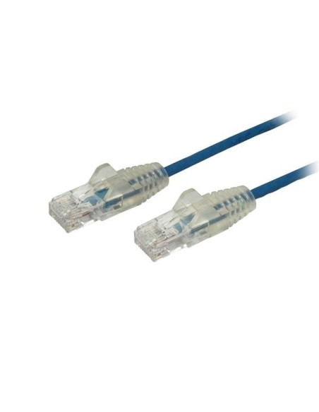 StarTech.com Cavo di Rete Ethernet Snagless CAT6 da 2,5m - Cavo Patch antigroviglio slim RJ45 - Blu