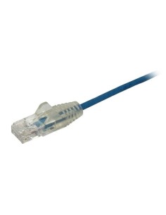 StarTech.com Cavo di Rete Ethernet Snagless CAT6 da 2,5m - Cavo Patch antigroviglio slim RJ45 - Blu 2