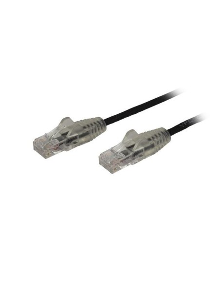 StarTech.com Cavo di Rete Ethernet Snagless CAT6 da 3m - Cavo Patch antigroviglio slim RJ45 - Nero