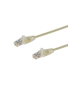 StarTech.com Cavo di Rete Ethernet Snagless CAT6 da 50cm - Cavo Patch antigroviglio slim RJ45 - Grigio