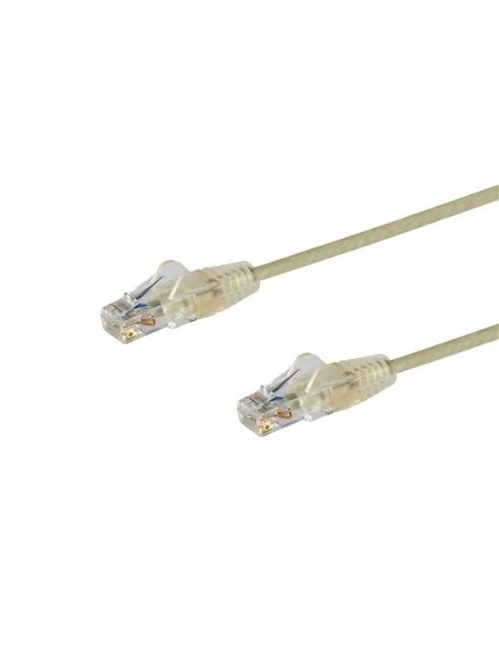 StarTech.com Cavo di Rete Ethernet Snagless CAT6 da 50cm - Cavo Patch antigroviglio slim RJ45 - Grigio