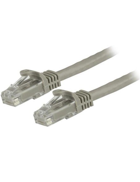 StarTech.com Cavo patch CAT6 1,5 m - Filo di rame al 100% - Connettore antistrappo - Grigio