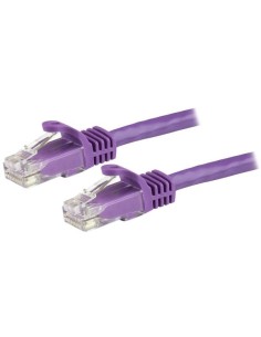 StarTech.com Cavo patch CAT6 1,5 m - Filo di rame al 100% - Connettore antistrappo - Viola