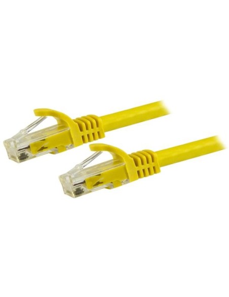 StarTech.com Cavo patch CAT6 1,5 m - Filo di rame al 100% - Connettore antistrappo - Giallo