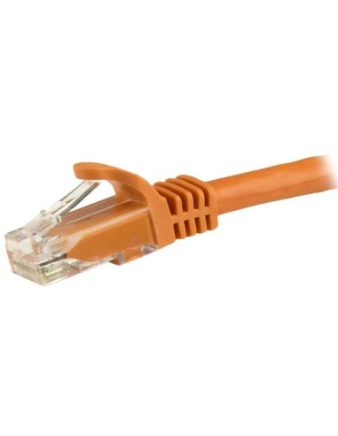 StarTech.com Cavo patch CAT6 da 7,5 m - Filo di rame al 100% - Connettore antistrappo - Arancione