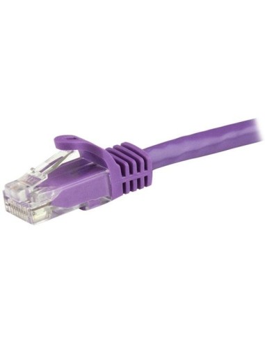 StarTech.com Cavo patch CAT6 da 7,5 m - Filo di rame al 100% - Connettore antistrappo - Viola