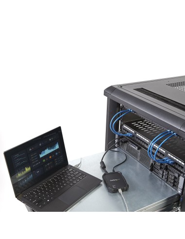 StarTech.com Adattatore crash cart portatile per PC con alloggio robusto - Console KVM USB con trasferimento di file e