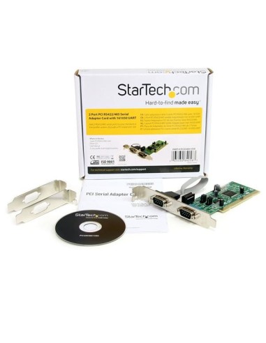 StarTech.com Scheda adattatore seriale PCI RS-422 485 a 2 porte con 161050 UART