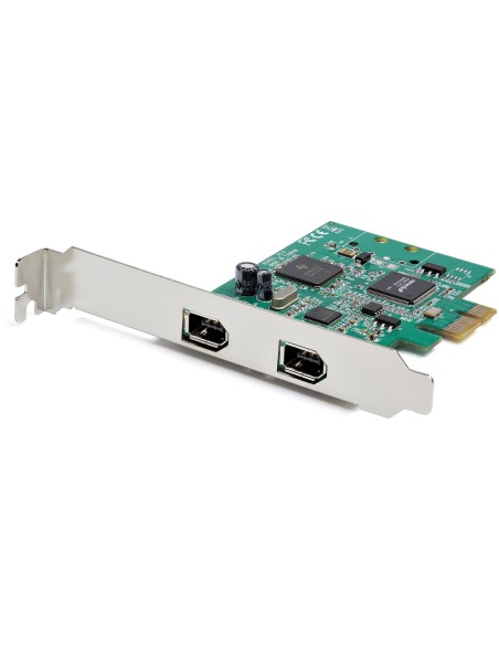 StarTech.com Scheda PCI Express FireWire a 2 porte - Adattatore PCIe FireWire 1394a