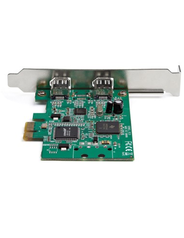 StarTech.com Scheda PCI Express FireWire a 2 porte - Adattatore PCIe FireWire 1394a