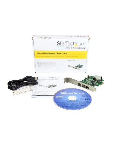 StarTech.com Scheda adattatore PCI Express FireWire 2b 1a 1394 a 3 porte