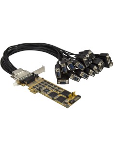 StarTech.com Scheda seriale a basso profilo da 16 porte - RS232 - PCI Express