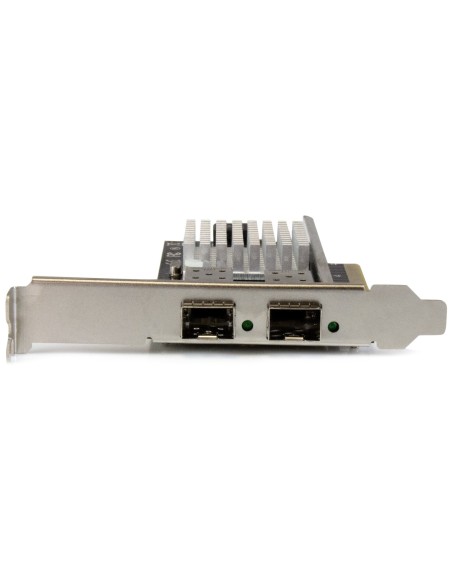 StarTech.com Scheda di rete PCI Express in Fibra ottica da 10Gb con 2 porte SFP+ aperto con Chip Intel