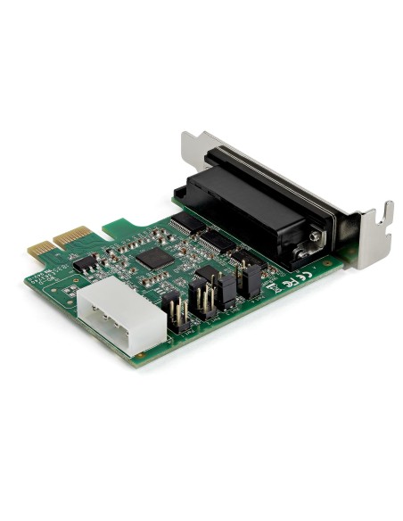 StarTech.com Scheda adattatore seriale PCI Express RS232 a 4 porte - Scheda controller host seriale PCIe RS232 - PCIe a seriale