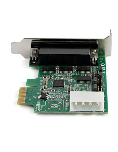 StarTech.com Scheda adattatore seriale PCI Express RS232 a 4 porte - Scheda controller host seriale PCIe RS232 - PCIe a seriale
