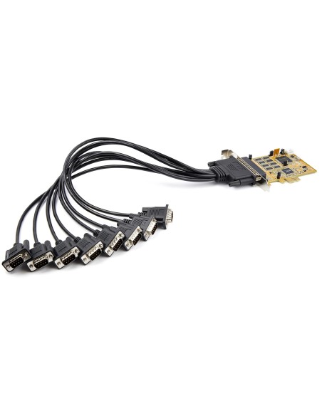 StarTech.com Scheda seriale PCI Express a 8 porte - Scheda adattatore seriale PCIe RS232 - Scheda di espansione controller card