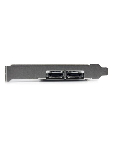 StarTech.com Scheda controller PCI Express SATA 6 Gbps eSATA 2 porte - Scheda PCIe SATA III a due porte - 2 int 2 est