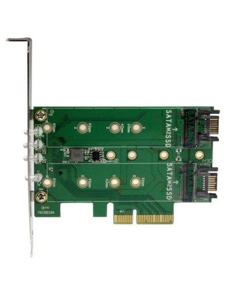 StarTech.com Adattatore SSD M.2 NGFF a 3 porte - 1x M.2 PCIe ( NVMe) , 2x M.2 SATA III M.2 - PCIe 3.0
