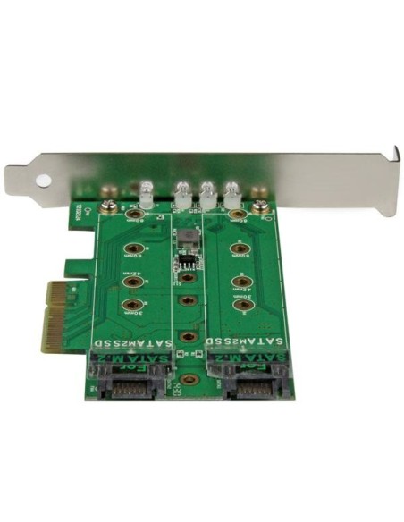 StarTech.com Adattatore SSD M.2 NGFF a 3 porte - 1x M.2 PCIe ( NVMe) , 2x M.2 SATA III M.2 - PCIe 3.0