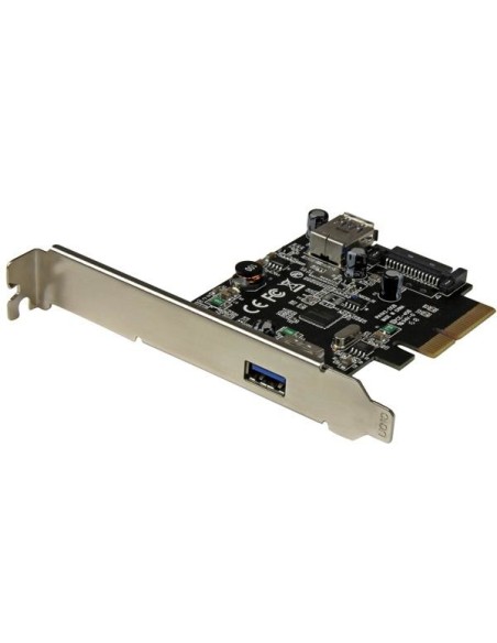 StarTech.com Scheda USB 3.1 a 2-porte (10Gbps) - USB-A, 1x esterna, 1x interna - PCIe