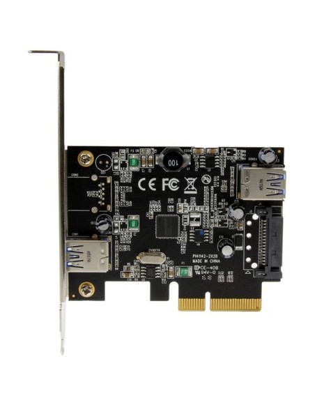 StarTech.com Scheda USB 3.1 a 2-porte (10Gbps) - USB-A, 1x esterna, 1x interna - PCIe