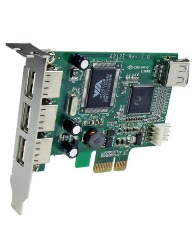 StarTech.com Scheda Pci Express basso prfilo con 4 porte USB 2.0 ad alta velocità