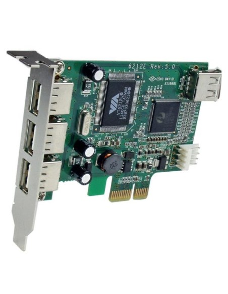StarTech.com Scheda Pci Express basso prfilo con 4 porte USB 2.0 ad alta velocità