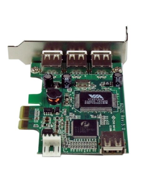 StarTech.com Scheda Pci Express basso prfilo con 4 porte USB 2.0 ad alta velocità