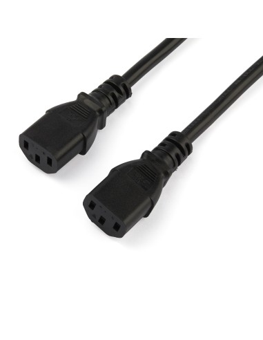 StarTech.com Cavo di Alimentazione per Computer a Y da 2m Cavo Elettrico Splitter AC di Ricambio per PC Monitor da Schuko a 2x