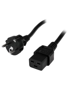 StarTech.com Cavo di Alimentazione per Notebook da 2m Cavo Elettrico AC di Ricambio per Alimentatori Laptop da Spina EU a C19,