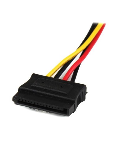 StarTech.com Adattatore splitter cavo di alimentazione Y LP4 a 2 SATA latching da 30 cm - 4 pin a dual SATA