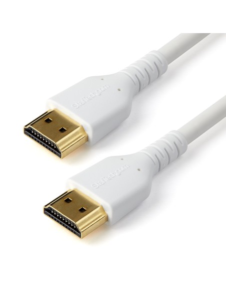 StarTech.com Cavo HDMI 2.0 certificato Premium da 1m - Cavo video HDMI con Ethernet ad alta velocità - UHD 4K 60Hz HDR - Cavo