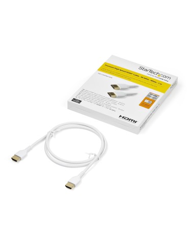 StarTech.com Cavo HDMI 2.0 certificato Premium da 1m - Cavo video HDMI con Ethernet ad alta velocità - UHD 4K 60Hz HDR - Cavo