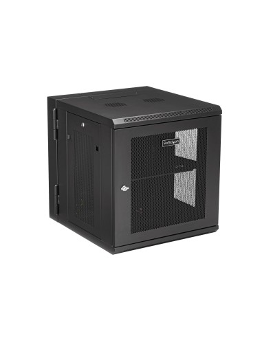 StarTech.com RK1224WALHM rack 12U Da parete Nero