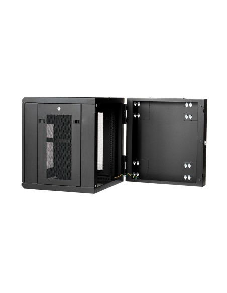 StarTech.com RK1224WALHM rack 12U Da parete Nero