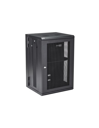 StarTech.com Armadio per Server Rack Montabile a Parete 18U - Armadio a Cerniera fino a 20" (50cm) di profondità